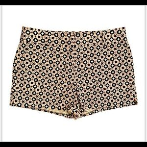 LOFT Pink and Navy Shorts Size 6